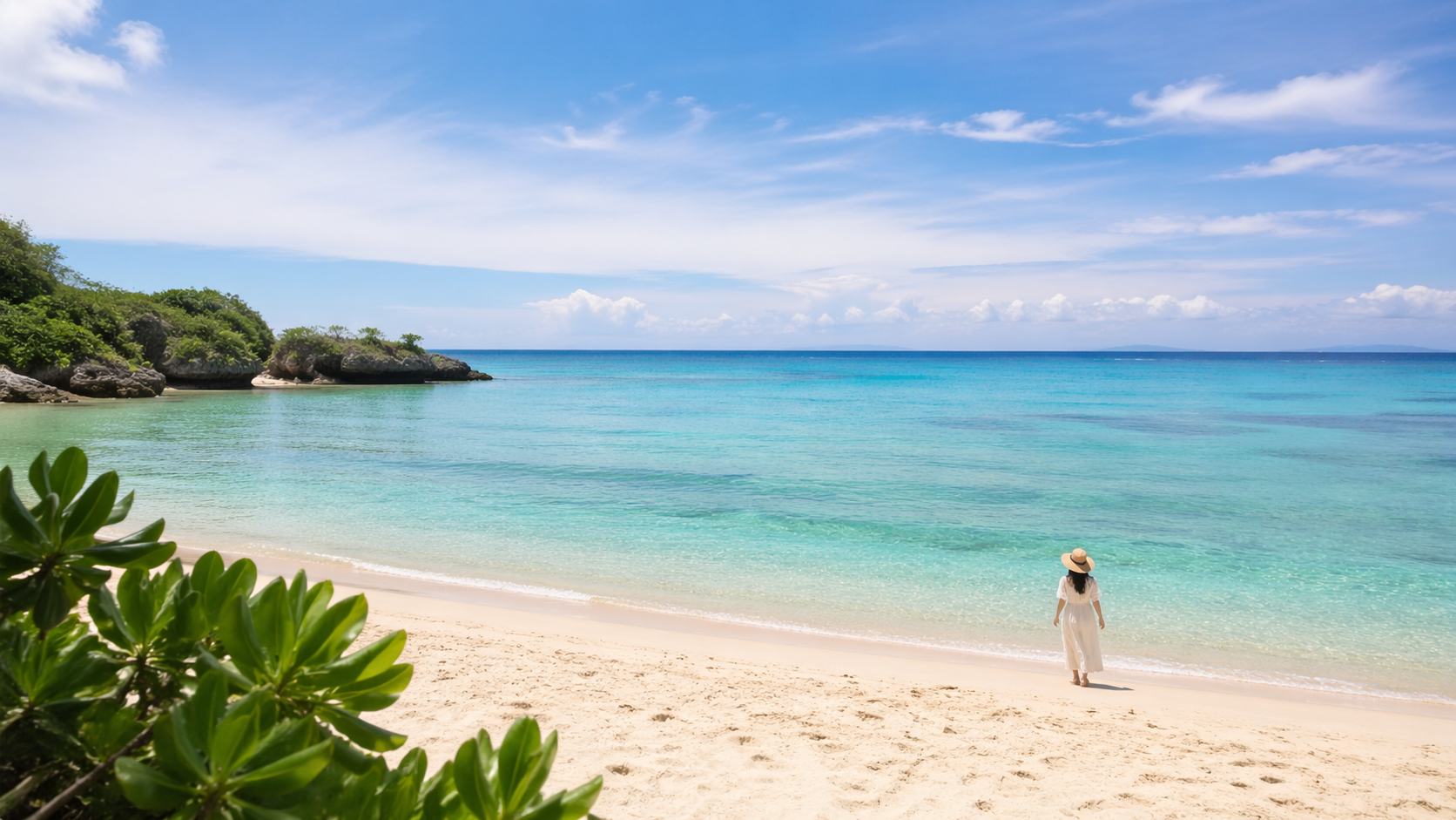 11月の沖縄の海で遊べる条件をまとめたイメージ