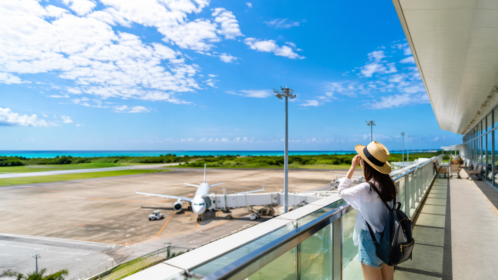 1〜2時間の待ち時間を宮古島空港内で快適に過ごすイメージ