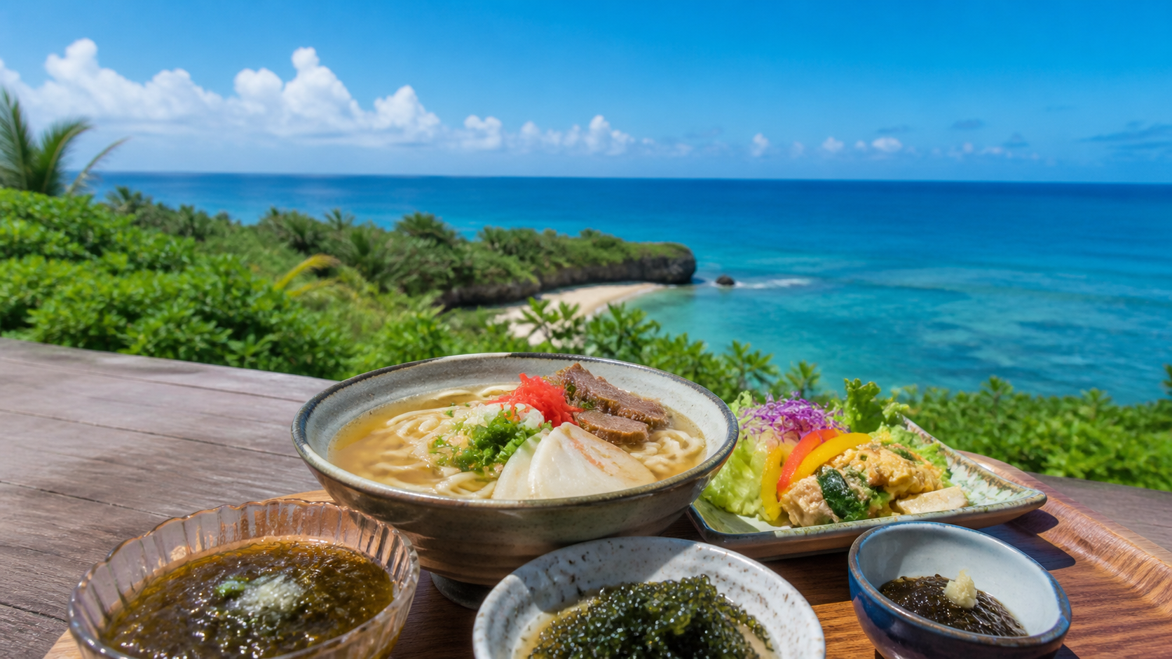 南城市のランチを楽しむ前に知りたい海景色と沖縄料理